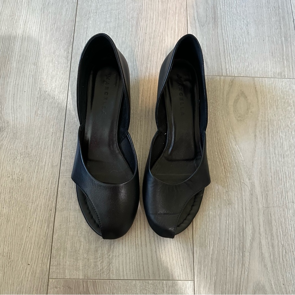 Marcella nyc cutout kitten heels